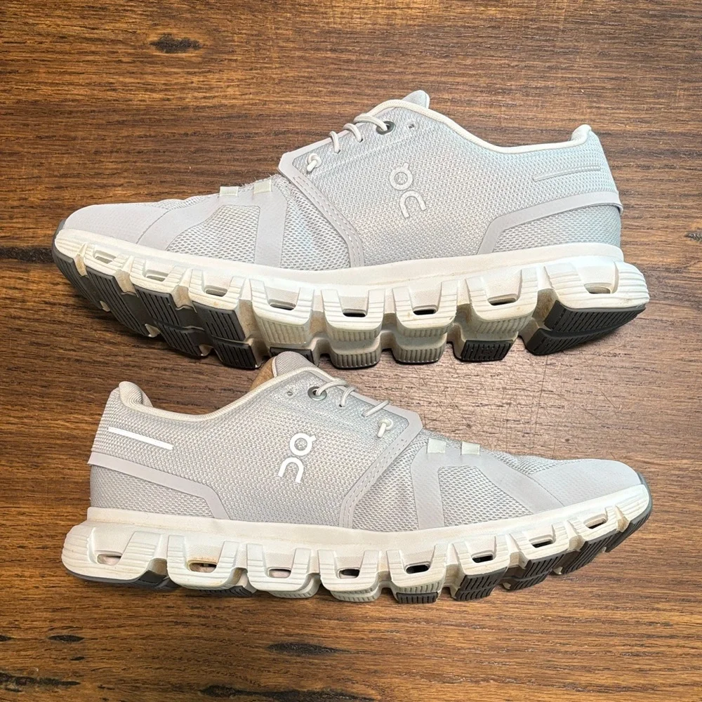 On Running Womens Cloud 6 Sneakers Glacier/White Size 9 - Picture 6 of 10